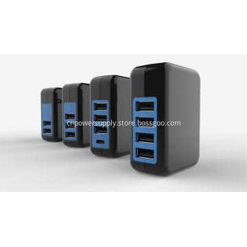 5V 4.8A Multiple 4-Port USB Wall Charger